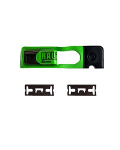 2 lames chrome 30 mm